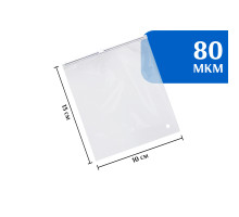 Zip-lock пакет с бегунком 10х15 см 