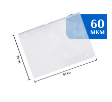 Zip-lock пакет с бегунком 45х35 см 60 мкм