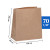 Крафт пакет бурый 120*80*240 (Ш*Г*В) мм 