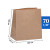 Крафт пакет бурый 180*110*300 (Ш*Г*В) мм