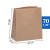 Крафт пакет бурый 140*95*305 (Ш*Г*В) мм