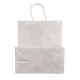 Бумажный пакет белый с кручеными  ручками 220х120х250 мм (50шт)