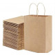 Крафт пакет с кручеными ручками 260х150х350 (50 шт)