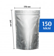 Пакет дой-пак металлизированный 170х265 мм 