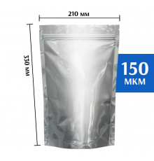 Пакет дой-пак металлизированный 210х330 мм