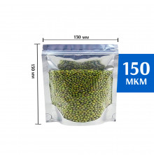 Пакет дой-пак с прозрачной стороной 130х130 мм 