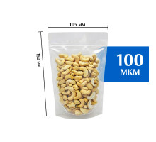 Пакет дой-пак зип-лок прозрачный 105*150 мм. 