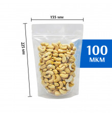 Пакет дой-пак зип-лок прозрачный 135*225 мм 