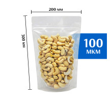 Пакет дой-пак зип-лок прозрачный 200*300 мм 