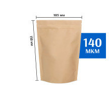 Крафт пакет дой-пак 105х150 мм