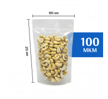 Пакет дой-пак зип-лок прозрачный 105*215 мм. 