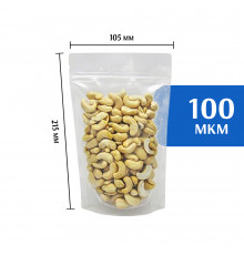 Пакет дой-пак зип-лок прозрачный 105*215 мм. 