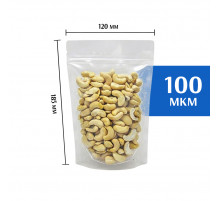 Пакет дой-пак зип-лок прозрачный 120*185 мм. 