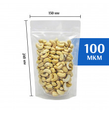 Пакет дой-пак зип-лок прозрачный 150*240 мм. 