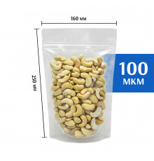 Пакет дой-пак зип-лок прозрачный 160*250 мм. 