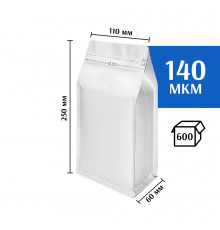 Квадропак восьмишовный 110х250х60 белый