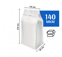 Квадропак восьмишовный 110х250х80 белый