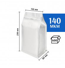 Квадропак восьмишовный 110х250х80 белый