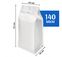 Квадропак восьмишовный 150х345х90 белый