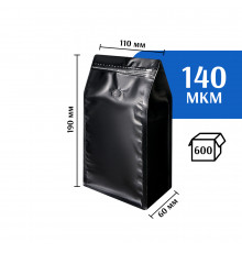 Квадропак восьмишовный 110х190х60 черный