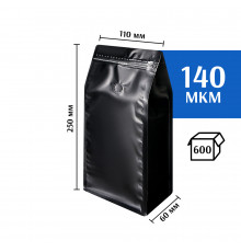 Квадропак восьмишовный 110х250х60 черный