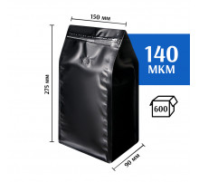 Квадропак восьмишовный 150х275х90 черный