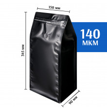 Квадропак восьмишовный 150х345х90 черный