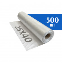 Пакет фасовочный на втулке ПНД 25х40 см 8 мкм 500 шт