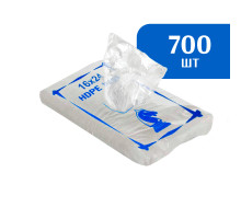 Фасовочные пакеты ПНД 16х24 см 700 шт