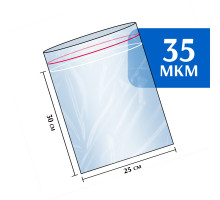 Пакет гриппер Zip-Lock 25x30 см 