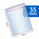Пакет гриппер Zip-Lock 35x45 см 100шт