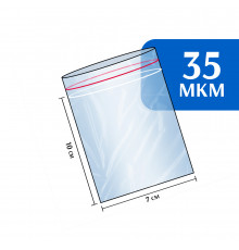 Пакет гриппер Zip-Lock 7x10 см 