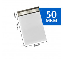 Курьерский пакет 107х165 мм 