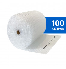 Воздушно пузырьковая пленка 0,3*100м  двухслойная