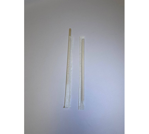 Размешиватель одноразовый 140 мм в индивидуальной упаковке (250 шт)