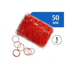 Резиновые колечки красные 50 мм 1 кг