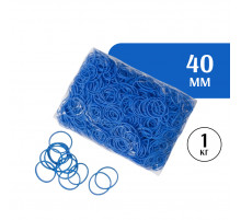 Резиновые колечки синие 40 мм 1 кг