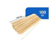 Шампур для шашлыка бамбуковый 150 мм (100 шт)