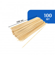 Шампур для шашлыка бамбуковый 150 мм (100 шт)