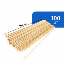 Шампур для шашлыка бамбуковый 300 мм (100 шт)