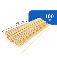 Шампур для шашлыка бамбуковый 400 мм (100 шт)