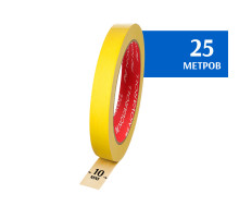 Лента скотч двухсторонняя 10мм 25м