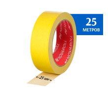 Лента скотч двухсторонняя 25мм 25м