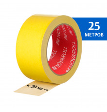 Лента скотч двухсторонняя 50мм 25м