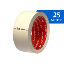 Малярная клейкая лента 48 мм*25 м Novarol