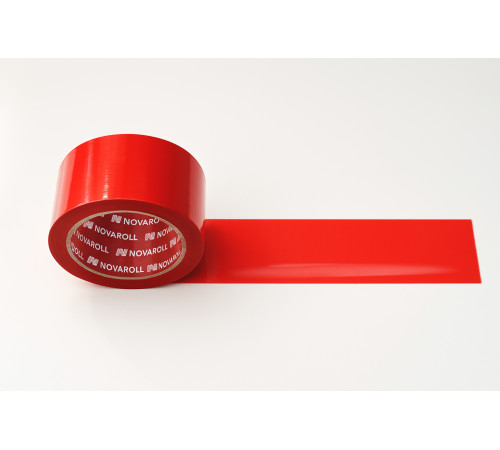 Скотч цветной красный 66 м 43 мкм