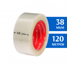 Клейкая лента прозрачная 48мм 120м (скотч)