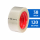 Клейкая лента прозрачная 48мм 120м (скотч)