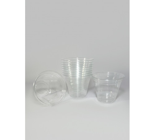 Стакан ПЭТ 200 мл прозр (50 шт)