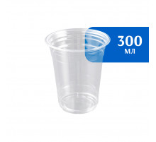Стакан ПЭТ 300 мл прозр (50 шт)